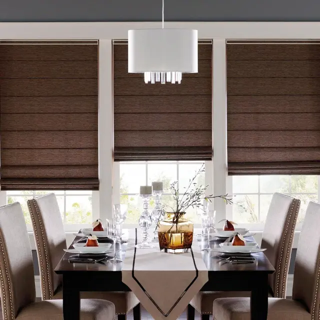 Excellent Blinds Curtains Trading LLC Blackout Roman Blinds.01