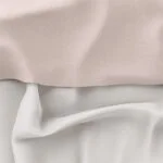 Electric Bijou Linen Vintage Pink & Coconut Double Roman Blind