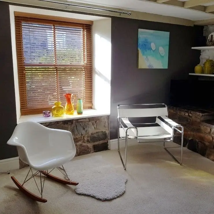 Spiced Chestnut Faux Wooden blinds3