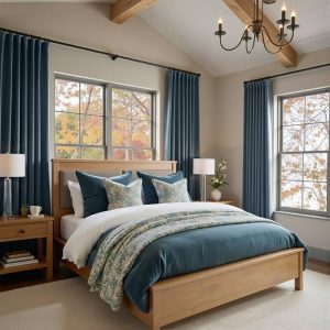 Velvet blackout curtains