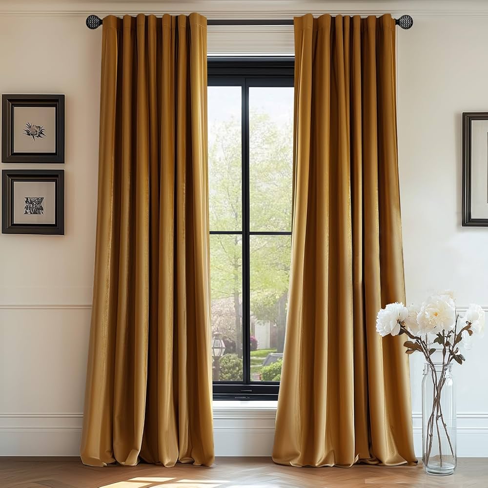  Velvet Blackout Curtain