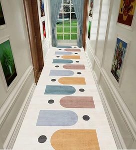 Extra Long Hallway Runner Rug Anti-Slip Corridor Long Carpet Kitchen Hall Stairs Narrow Runner Rug with Non Slip