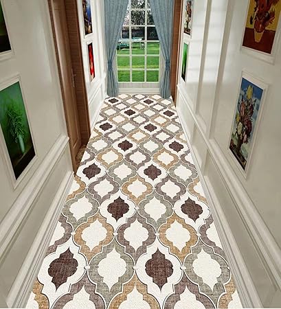 Extra Long Hallway Runner Rug Anti-Slip Corridor Long Carpet Kitchen Hall Stairs Narrow Runner Rug with Non Slip4