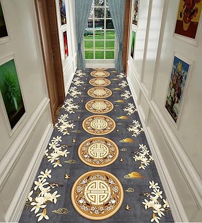 Extra Long Hallway Runner Rug Anti-Slip Corridor Long Carpet Kitchen Hall Stairs Narrow Runner Rug with Non Slip6