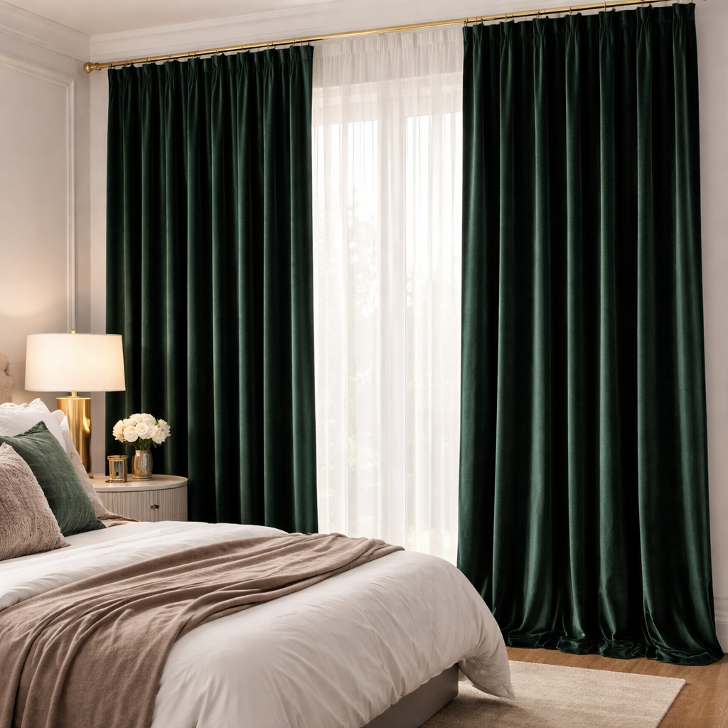 High Quality Velvet Curtains Dubai UAE