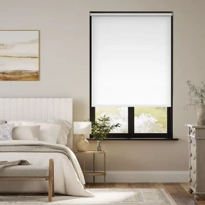Sevilla Blackout Brilliant White Roller Blind DUBAI
